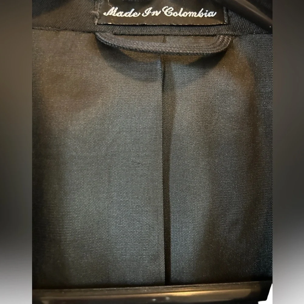 Pierre Cardin Men  Suit Blazer Three Button‎ black Size 40L